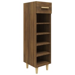 vidaXL Schuhschrank Braun Eichen-Optik 30x35x105 cm Holzwerkstoff