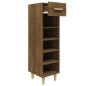 vidaXL Schuhschrank Braun Eichen-Optik 30x35x105 cm Holzwerkstoff vidaXL Schuhschrank Braun Eichen-Optik 30x35x105 cm Holzwerkstoff