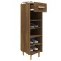 vidaXL Schuhschrank Braun Eichen-Optik 30x35x105 cm Holzwerkstoff vidaXL Schuhschrank Braun Eichen-Optik 30x35x105 cm Holzwerkstoff