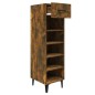 vidaXL Schuhschrank Räuchereiche 30x35x105 cm Holzwerkstoff vidaXL Schuhschrank Räuchereiche 30x35x105 cm Holzwerkstoff