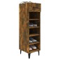 vidaXL Schuhschrank Räuchereiche 30x35x105 cm Holzwerkstoff vidaXL Schuhschrank Räuchereiche 30x35x105 cm Holzwerkstoff
