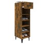 vidaXL Schuhschrank Räuchereiche 30x35x105 cm Holzwerkstoff vidaXL Schuhschrank Räuchereiche 30x35x105 cm Holzwerkstoff