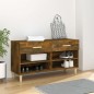 vidaXL Schuhschrank Räuchereiche 102x35x55 cm Holzwerkstoff vidaXL Schuhschrank Räuchereiche 102x35x55 cm Holzwerkstoff