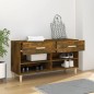 vidaXL Schuhschrank Räuchereiche 102x35x55 cm Holzwerkstoff vidaXL Schuhschrank Räuchereiche 102x35x55 cm Holzwerkstoff