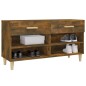 vidaXL Schuhschrank Räuchereiche 102x35x55 cm Holzwerkstoff vidaXL Schuhschrank Räuchereiche 102x35x55 cm Holzwerkstoff