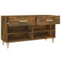 vidaXL Schuhschrank Räuchereiche 102x35x55 cm Holzwerkstoff vidaXL Schuhschrank Räuchereiche 102x35x55 cm Holzwerkstoff