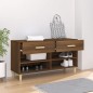 vidaXL Schuhschrank Braun Eichen-Optik 102x35x55 cm Holzwerkstoff vidaXL Schuhschrank Braun Eichen-Optik 102x35x55 cm Holzwerkstoff