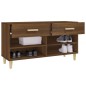 vidaXL Schuhschrank Braun Eichen-Optik 102x35x55 cm Holzwerkstoff vidaXL Schuhschrank Braun Eichen-Optik 102x35x55 cm Holzwerkstoff