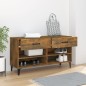 vidaXL Schuhschrank Räuchereiche 102x35x55 cm Holzwerkstoff vidaXL Schuhschrank Räuchereiche 102x35x55 cm Holzwerkstoff