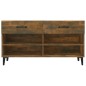 vidaXL Schuhschrank Räuchereiche 102x35x55 cm Holzwerkstoff vidaXL Schuhschrank Räuchereiche 102x35x55 cm Holzwerkstoff