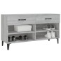 vidaXL Schuhschrank Grau Sonoma 102x35x55 cm Holzwerkstoff vidaXL Schuhschrank Grau Sonoma 102x35x55 cm Holzwerkstoff