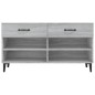 vidaXL Schuhschrank Grau Sonoma 102x35x55 cm Holzwerkstoff vidaXL Schuhschrank Grau Sonoma 102x35x55 cm Holzwerkstoff