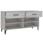 vidaXL Schuhschrank Grau Sonoma 102x35x55 cm Holzwerkstoff vidaXL Schuhschrank Grau Sonoma 102x35x55 cm Holzwerkstoff