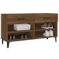 vidaXL Schuhschrank Braun Eichen-Optik 102x35x55 cm Holzwerkstoff vidaXL Schuhschrank Braun Eichen-Optik 102x35x55 cm Holzwerkstoff
