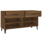 vidaXL Schuhschrank Braun Eichen-Optik 102x35x55 cm Holzwerkstoff vidaXL Schuhschrank Braun Eichen-Optik 102x35x55 cm Holzwerkstoff