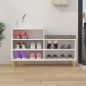 vidaXL Schuhregal Weiß 102x36x60 cm Holzwerkstoff vidaXL Schuhregal Weiß 102x36x60 cm Holzwerkstoff