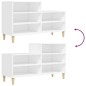 vidaXL Schuhregal Weiß 102x36x60 cm Holzwerkstoff vidaXL Schuhregal Weiß 102x36x60 cm Holzwerkstoff