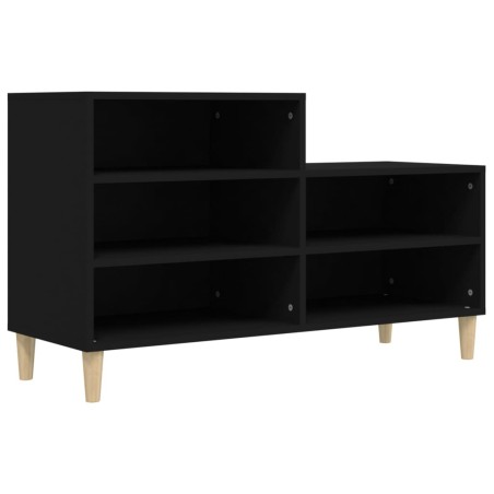 vidaXL Schuhregal Schwarz 102x36x60 cm Holzwerkstoff