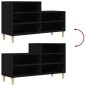 vidaXL Schuhregal Schwarz 102x36x60 cm Holzwerkstoff vidaXL Schuhregal Schwarz 102x36x60 cm Holzwerkstoff