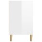 vidaXL Schuhregal Hochglanz-Weiß 102x36x60 cm Holzwerkstoff vidaXL Schuhregal Hochglanz-Weiß 102x36x60 cm Holzwerkstoff