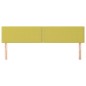Kopfteile 2 Stk. Grün 90x5x78/88 cm Stoff