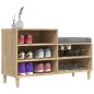 vidaXL Schuhregal Sonoma-Eiche 102x36x60 cm Holzwerkstoff vidaXL Schuhregal Sonoma-Eiche 102x36x60 cm Holzwerkstoff
