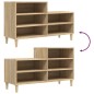 vidaXL Schuhregal Sonoma-Eiche 102x36x60 cm Holzwerkstoff vidaXL Schuhregal Sonoma-Eiche 102x36x60 cm Holzwerkstoff