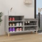 vidaXL Schuhregal Betongrau 102x36x60 cm Holzwerkstoff vidaXL Schuhregal Betongrau 102x36x60 cm Holzwerkstoff