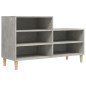 vidaXL Schuhregal Betongrau 102x36x60 cm Holzwerkstoff vidaXL Schuhregal Betongrau 102x36x60 cm Holzwerkstoff