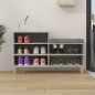 vidaXL Schuhregal Betongrau 102x36x60 cm Holzwerkstoff vidaXL Schuhregal Betongrau 102x36x60 cm Holzwerkstoff