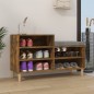 vidaXL Schuhregal Räuchereiche 102x36x60 cm Holzwerkstoff vidaXL Schuhregal Räuchereiche 102x36x60 cm Holzwerkstoff
