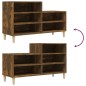 vidaXL Schuhregal Räuchereiche 102x36x60 cm Holzwerkstoff vidaXL Schuhregal Räuchereiche 102x36x60 cm Holzwerkstoff
