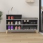 vidaXL Schuhregal Grau Sonoma 102x36x60 cm Holzwerkstoff vidaXL Schuhregal Grau Sonoma 102x36x60 cm Holzwerkstoff