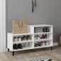 vidaXL Schuhregal Weiß 102x36x60 cm Holzwerkstoff vidaXL Schuhregal Weiß 102x36x60 cm Holzwerkstoff