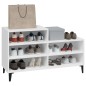 vidaXL Schuhregal Weiß 102x36x60 cm Holzwerkstoff vidaXL Schuhregal Weiß 102x36x60 cm Holzwerkstoff