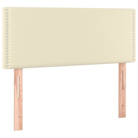 vidaXL Kopfteil Creme 100x5x78/88 cm Kunstleder