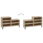 vidaXL Schuhregal Sonoma-Eiche 102x36x60 cm Holzwerkstoff vidaXL Schuhregal Sonoma-Eiche 102x36x60 cm Holzwerkstoff