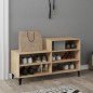 vidaXL Schuhregal Sonoma-Eiche 102x36x60 cm Holzwerkstoff vidaXL Schuhregal Sonoma-Eiche 102x36x60 cm Holzwerkstoff