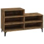 vidaXL Schuhregal Räuchereiche 102x36x60 cm Holzwerkstoff vidaXL Schuhregal Räuchereiche 102x36x60 cm Holzwerkstoff