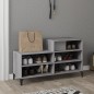 vidaXL Schuhregal Grau Sonoma 102x36x60 cm Holzwerkstoff vidaXL Schuhregal Grau Sonoma 102x36x60 cm Holzwerkstoff