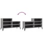 vidaXL Schuhregal Grau Sonoma 102x36x60 cm Holzwerkstoff vidaXL Schuhregal Grau Sonoma 102x36x60 cm Holzwerkstoff