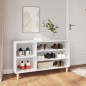 vidaXL Schuhregal Weiß 102x36x60 cm Holzwerkstoff vidaXL Schuhregal Weiß 102x36x60 cm Holzwerkstoff
