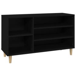 vidaXL Schuhregal Schwarz 102x36x60 cm Holzwerkstoff