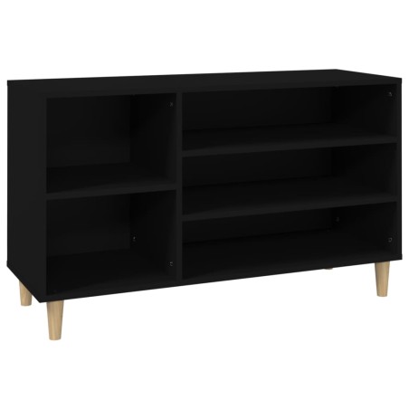 vidaXL Schuhregal Schwarz 102x36x60 cm Holzwerkstoff