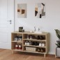 vidaXL Schuhregal Sonoma-Eiche 102x36x60 cm Holzwerkstoff vidaXL Schuhregal Sonoma-Eiche 102x36x60 cm Holzwerkstoff