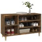vidaXL Schuhregal Räuchereiche 102x36x60 cm Holzwerkstoff vidaXL Schuhregal Räuchereiche 102x36x60 cm Holzwerkstoff