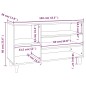 vidaXL Schuhregal Räuchereiche 102x36x60 cm Holzwerkstoff vidaXL Schuhregal Räuchereiche 102x36x60 cm Holzwerkstoff
