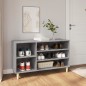 vidaXL Schuhregal Grau Sonoma 102x36x60 cm Holzwerkstoff vidaXL Schuhregal Grau Sonoma 102x36x60 cm Holzwerkstoff