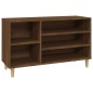 vidaXL Schuhregal Braun Eichen-Optik 102x36x60 cm Holzwerkstoff vidaXL Schuhregal Braun Eichen-Optik 102x36x60 cm Holzwerkstoff