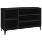 vidaXL Schuhregal Schwarz 102x36x60 cm Holzwerkstoff vidaXL Schuhregal Schwarz 102x36x60 cm Holzwerkstoff